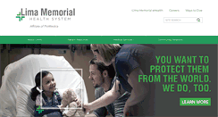 Desktop Screenshot of limamemorial.org